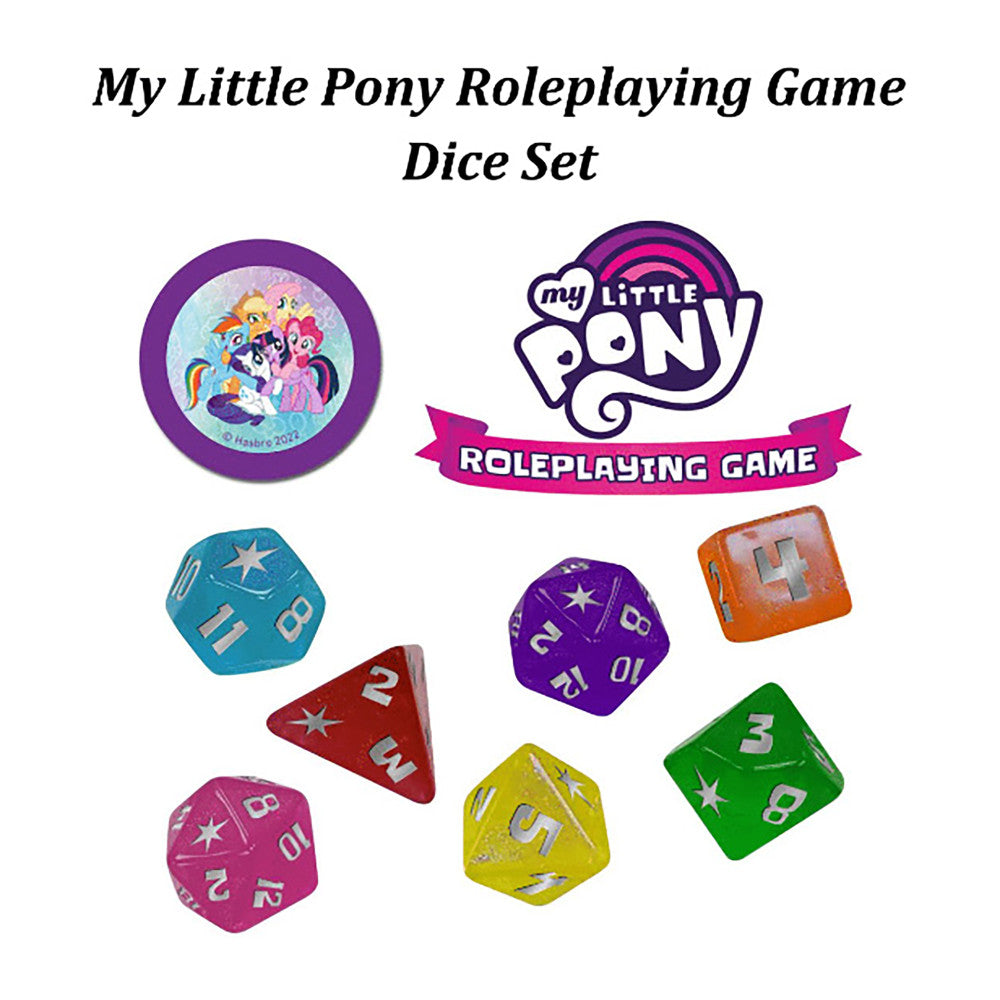 My Little Pony RPG Dice Set - Officially Licensed Roleplaying Game Accessory
