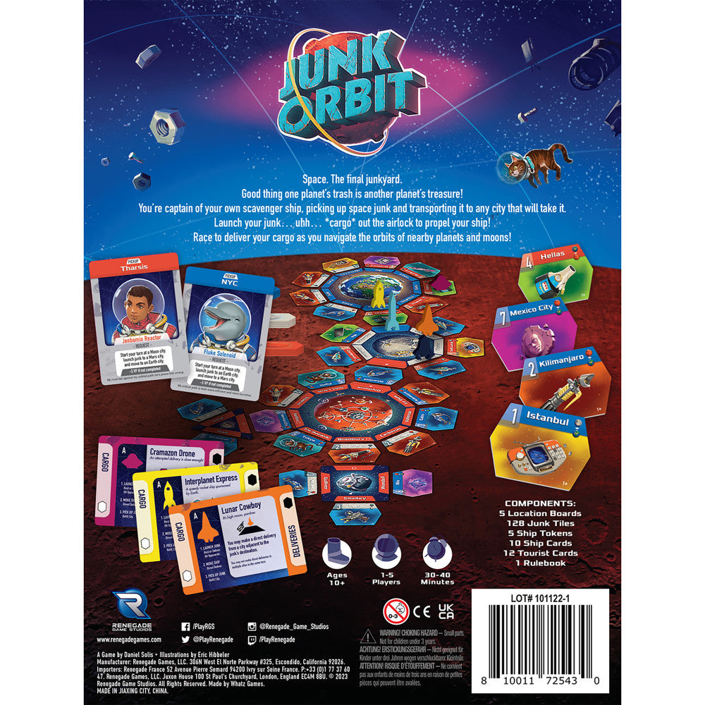 Junk Orbit Renegade Edition Strategic Family Board Game