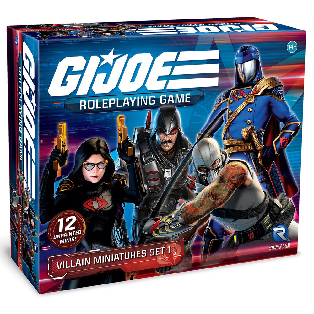 G.I. JOE Roleplaying Game: 28mm Villain Miniatures Set 1