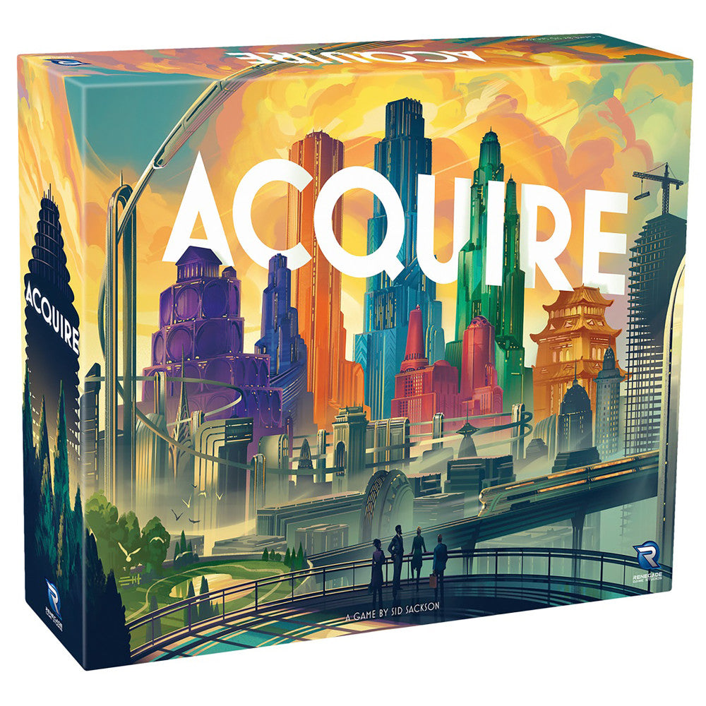 Acquire Strategy Board Game by Renegade Games, Enhanced Edition