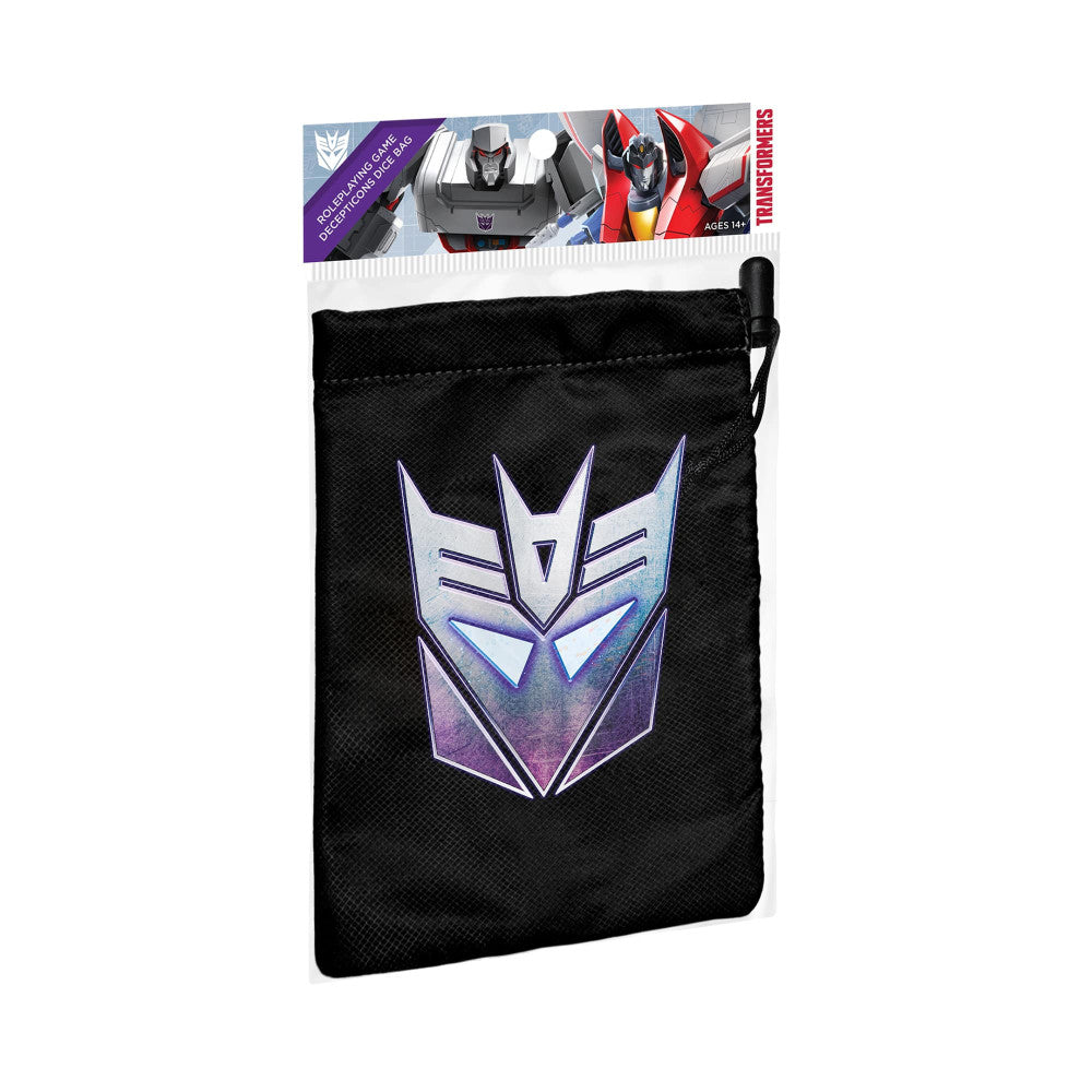 Renegade Game Studios Transformers RPG Decepticon Dice Bag