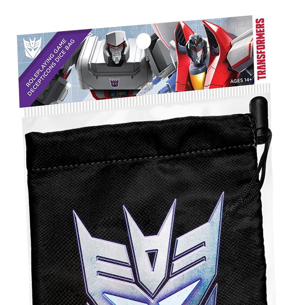 Renegade Game Studios Transformers RPG Decepticon Dice Bag