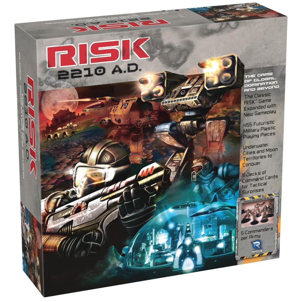 Renegade Game Studios: Risk 2210 A.D. - Risk Gameplay, Ages 10+, 2-5 Players