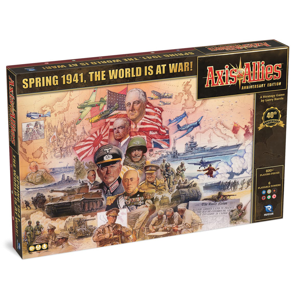 Axis & Allies: Anniversary Edition - 40th Anniversary Deluxe Strategy Board Game