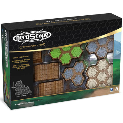 Heroscape: Lands of Valhalla Terrain Expansion - 63 Hex Terrain Tile Pcs