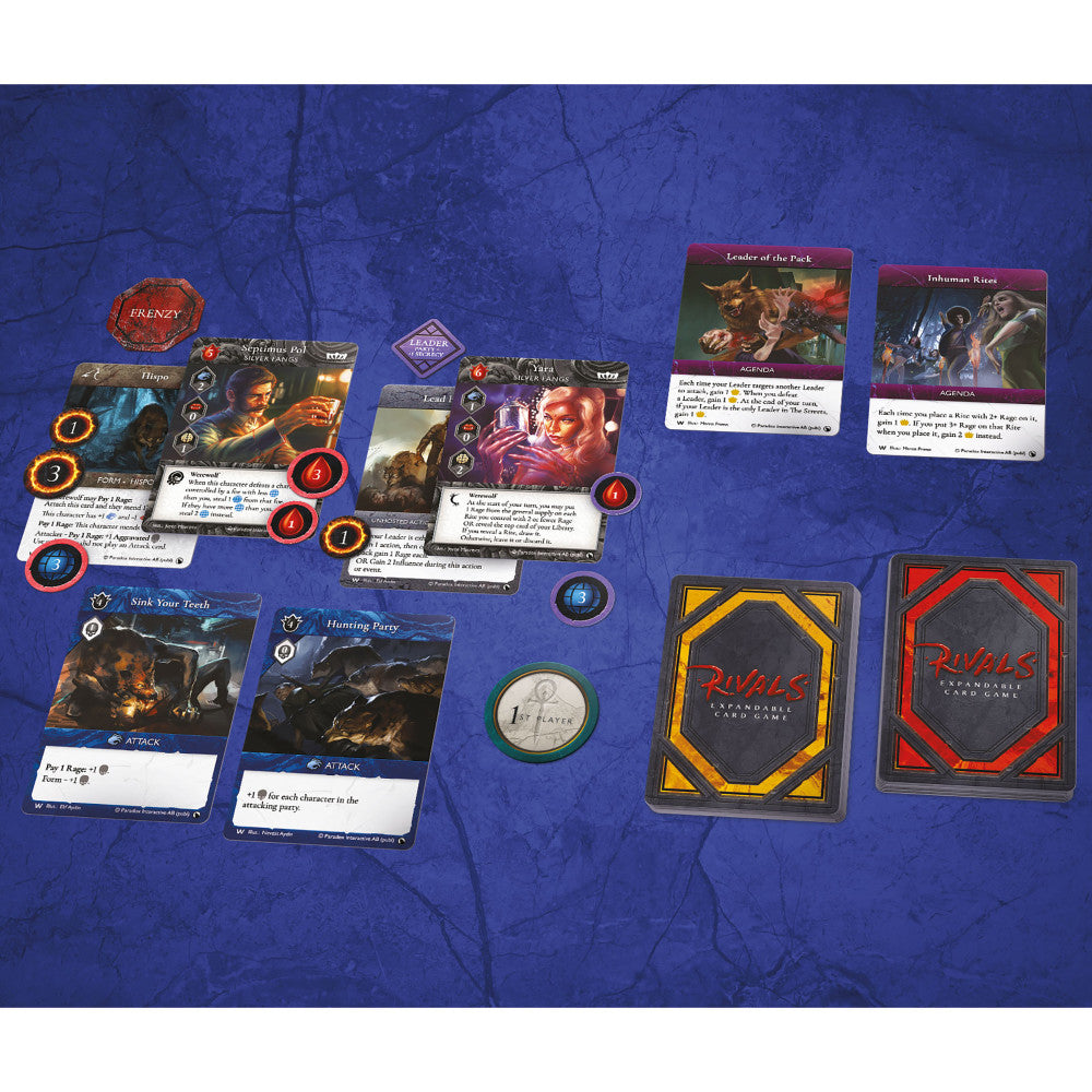 Renegade Game Studios: Vampire: The Masquerade Rivals Expandable Card Game, Ages 14+