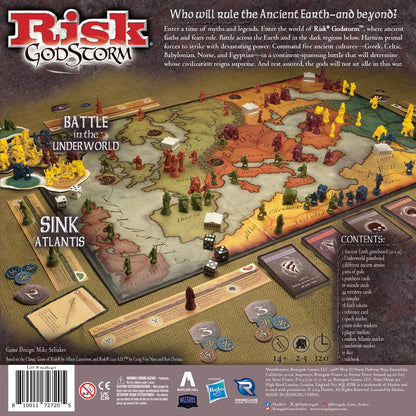 Renegade Game Studios: Risk: Godstorm -  Command 5 Ancient Cultures! Board Game, Ages 10+, 2-5 Players