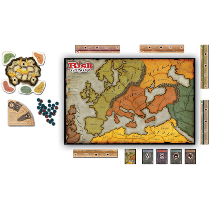 Renegade Game Studios: Risk: Godstorm -  Command 5 Ancient Cultures! Board Game, Ages 10+, 2-5 Players