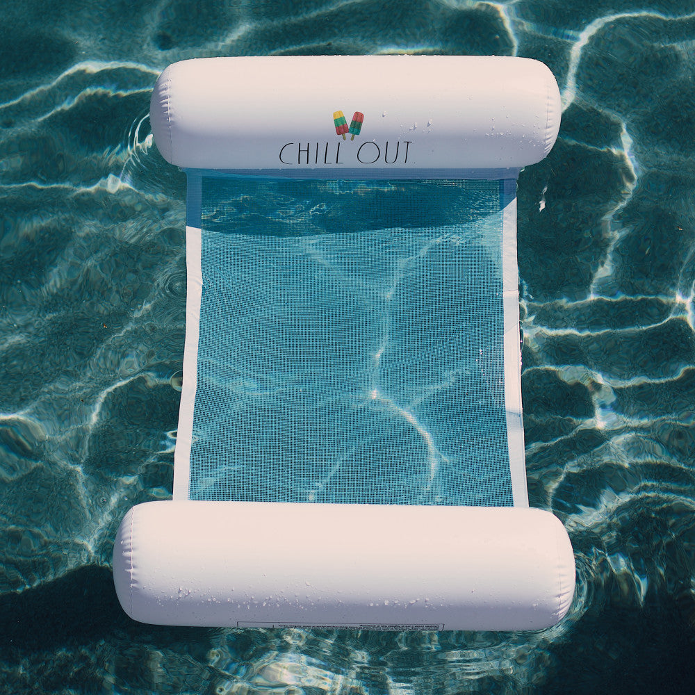 Rae Dunn Chill Out Kids Hammock Float - 43x23" Inflatable Lounger