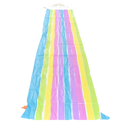 Rae Dunn Rainbow Slide & Ride - 16 Foot Water Slide with Sprinkler