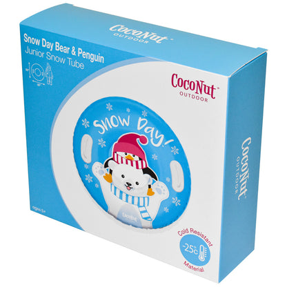 CocoNut Outdoor: Snow Day Bear & Penguin - 32" Junior Snow Tube