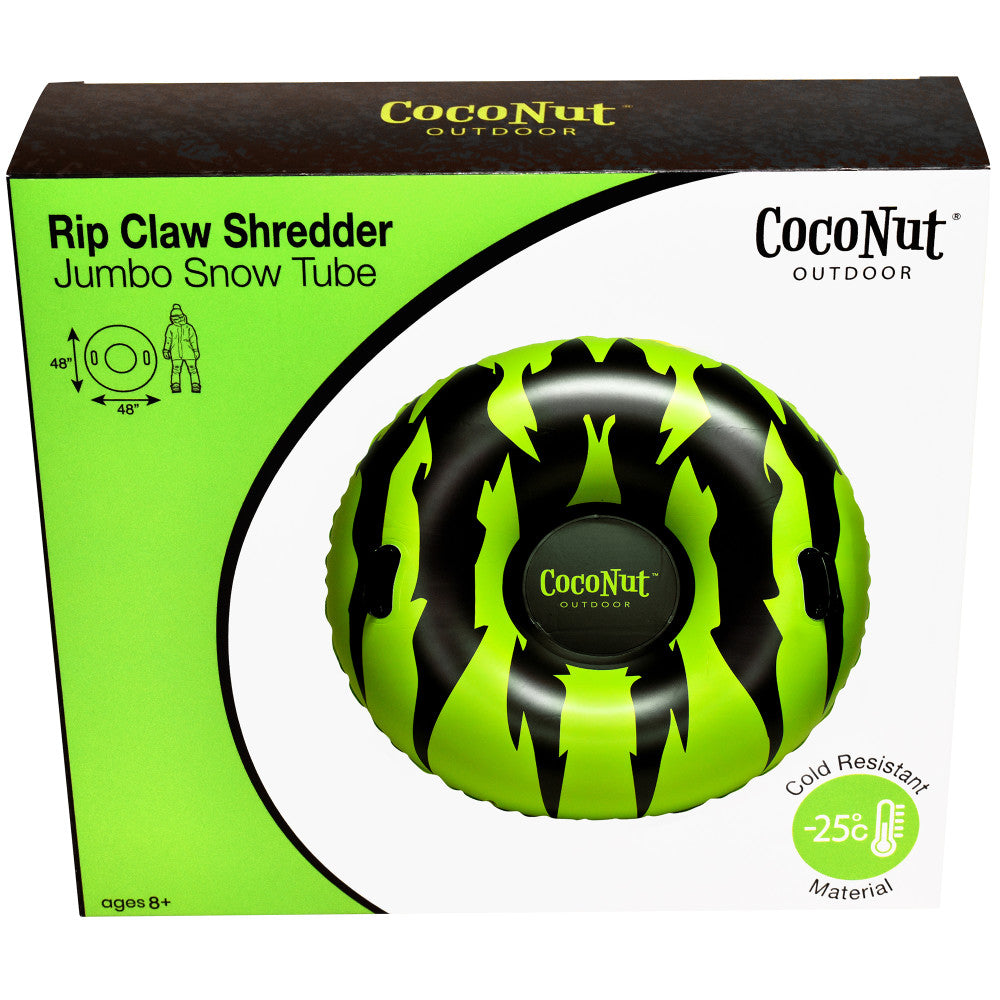 CocoNut Outdoor: Rip Claw Shredder - 48" Jumbo Snow Tube