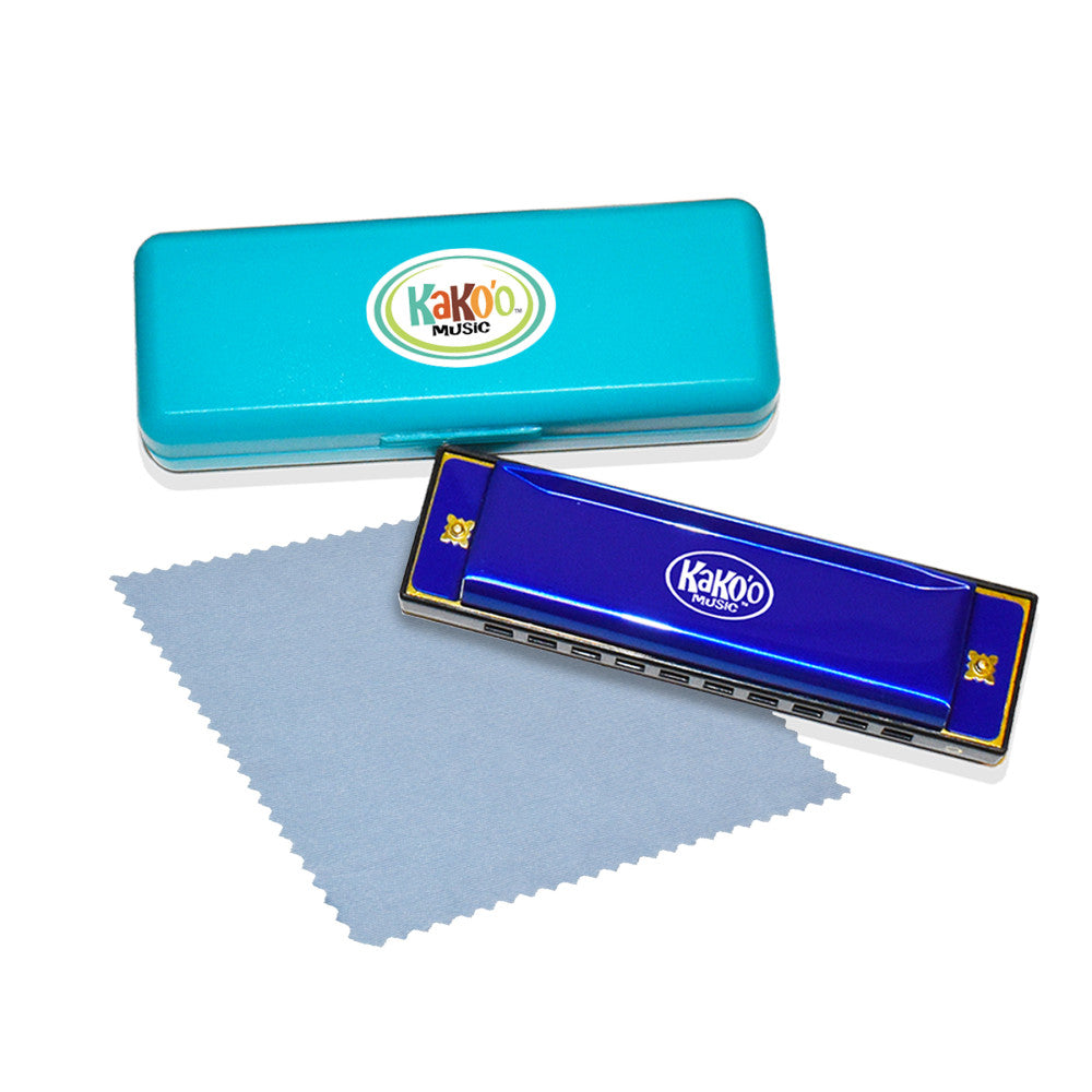 Kako'o Classic 10-Hole Diatonic Harmonica in Blue