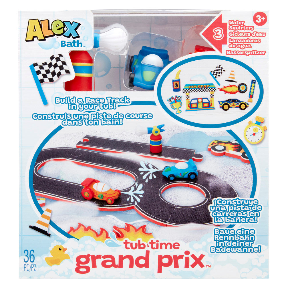 ALEX: Tub Time Grand Prix - 32 Piece Bath Time Toy Set, Ages 3+