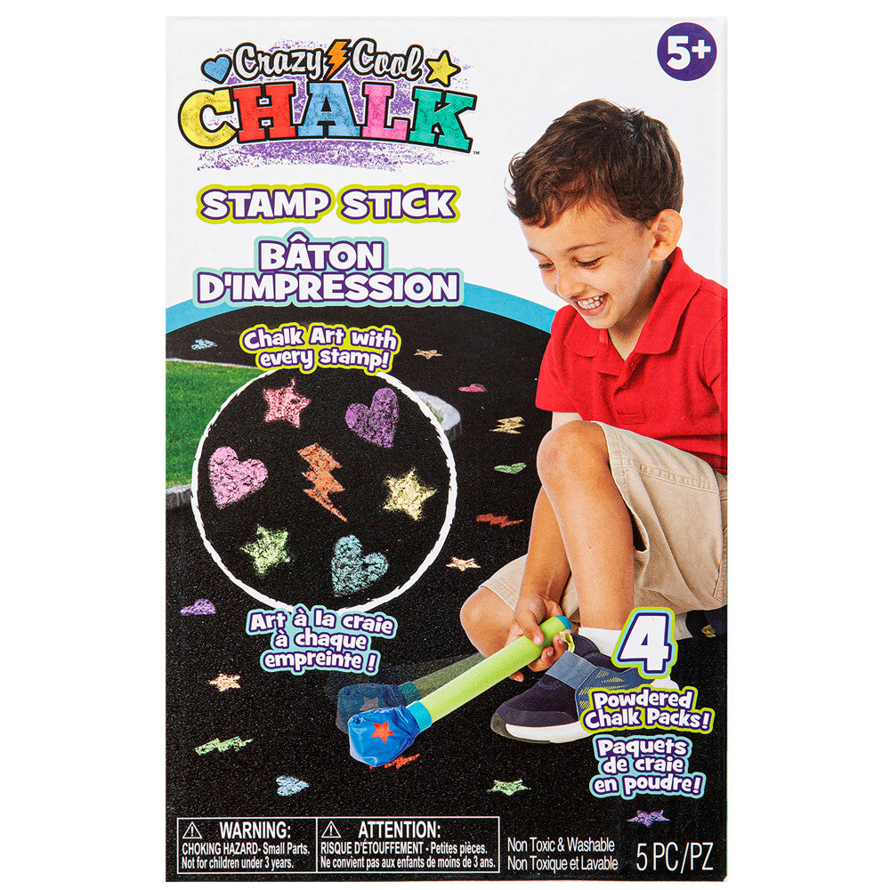 Alex: Crazy Cool Chalk - Stamp Stick - Create Stars, Heart & Lighting Bolt Prints, Ages 5+