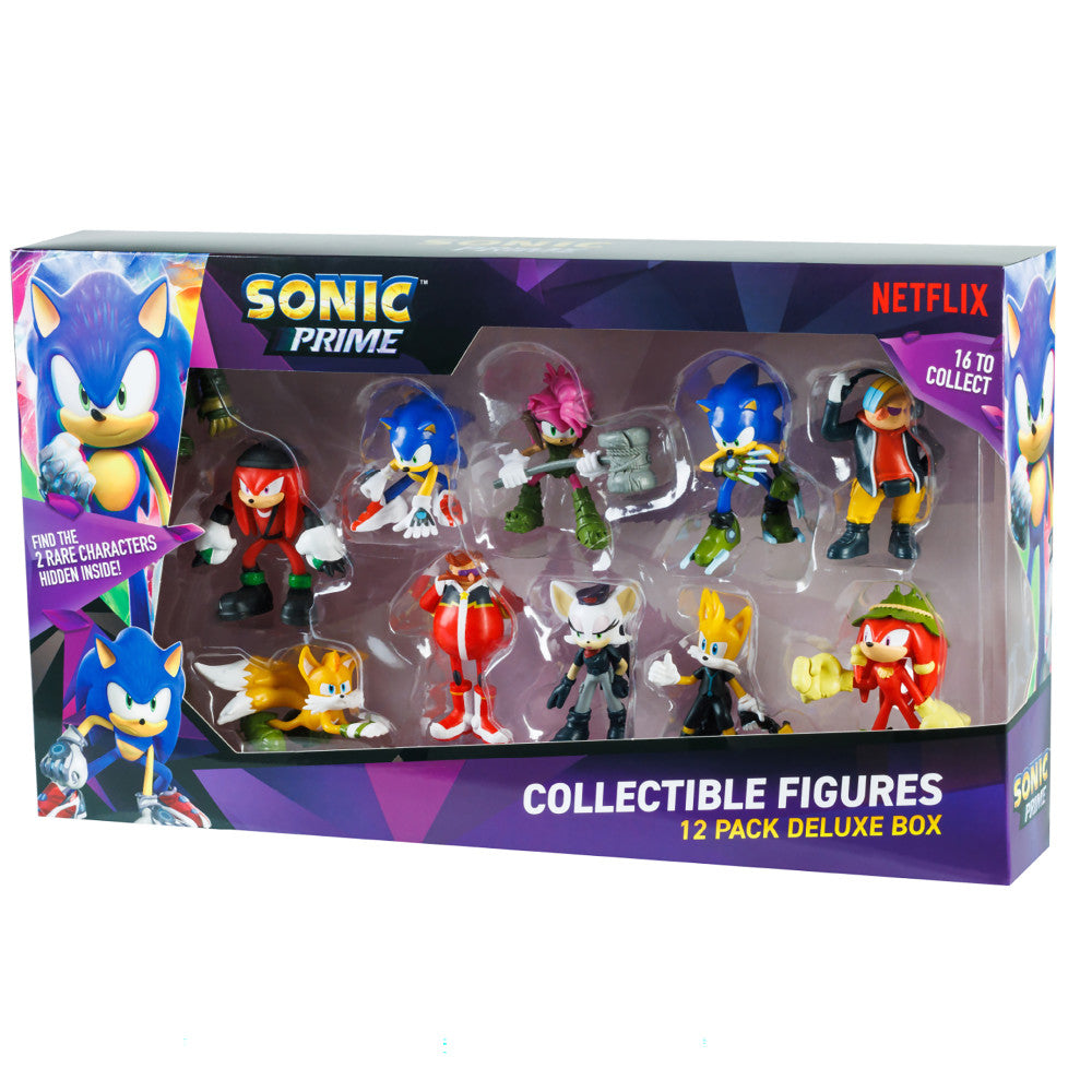 Sonic Prime 2.5" Collectible Action Figures - 12 Pack Deluxe Box