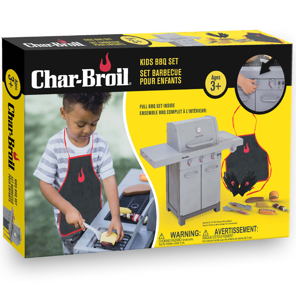 Char-Broil Kids BBQ Pretend Play Set - Realistic Steam and Lights