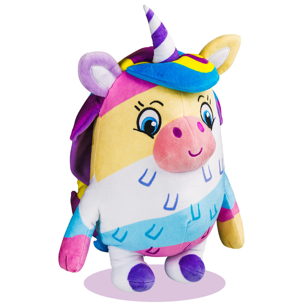 Pi√±ata Smashlings 12 inch Luna the Unicorn Plush Toy with Digital Game Code