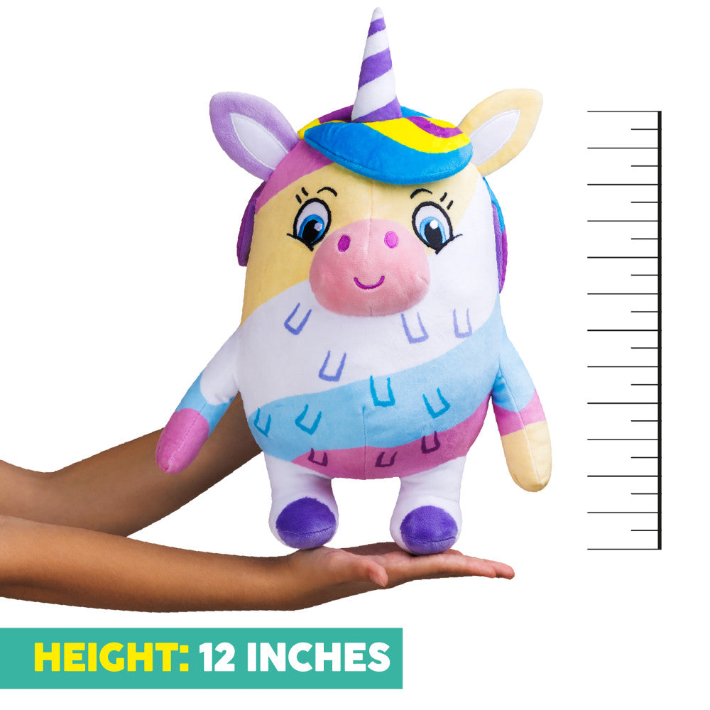 Pi√±ata Smashlings 12 inch Luna the Unicorn Plush Toy with Digital Game Code