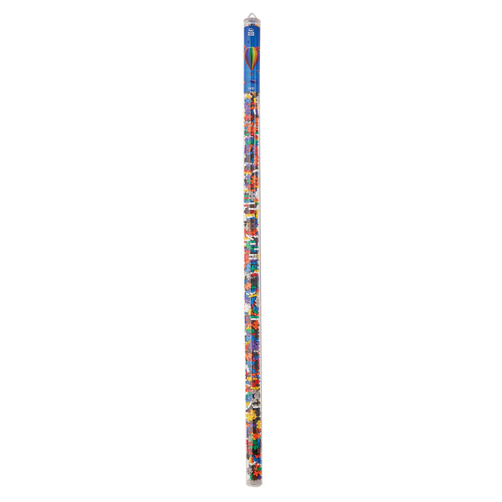 Plus-Plus: Super Tube - Basic Color Mix - 500 Pieces, Kids Ages 5+