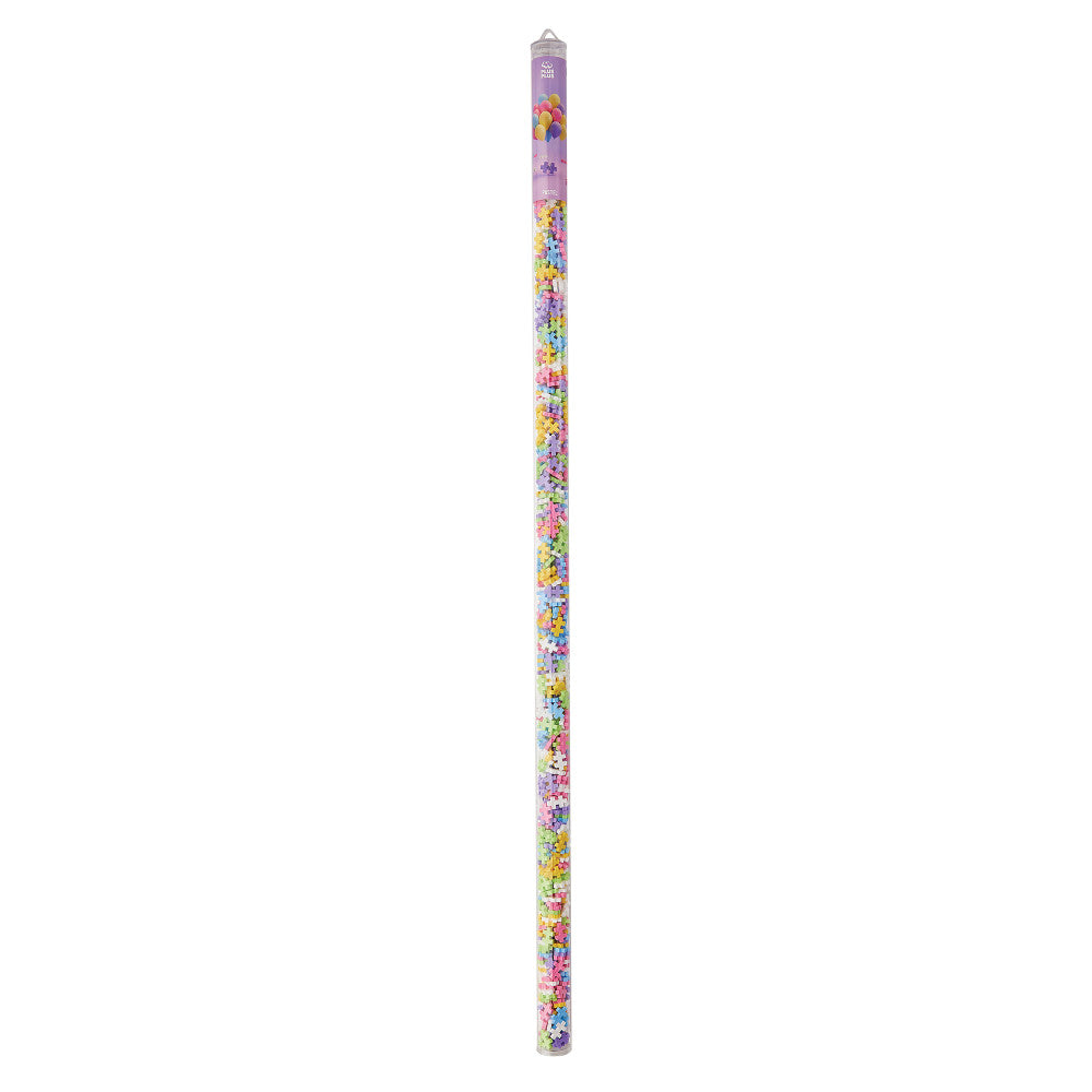 Plus-Plus: Super Tube - Pastel Color Mix - 500 Pieces, Kids Ages 5+