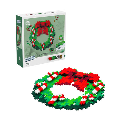 Plus-Plus Wreath Puzzle By Number - 500 pc