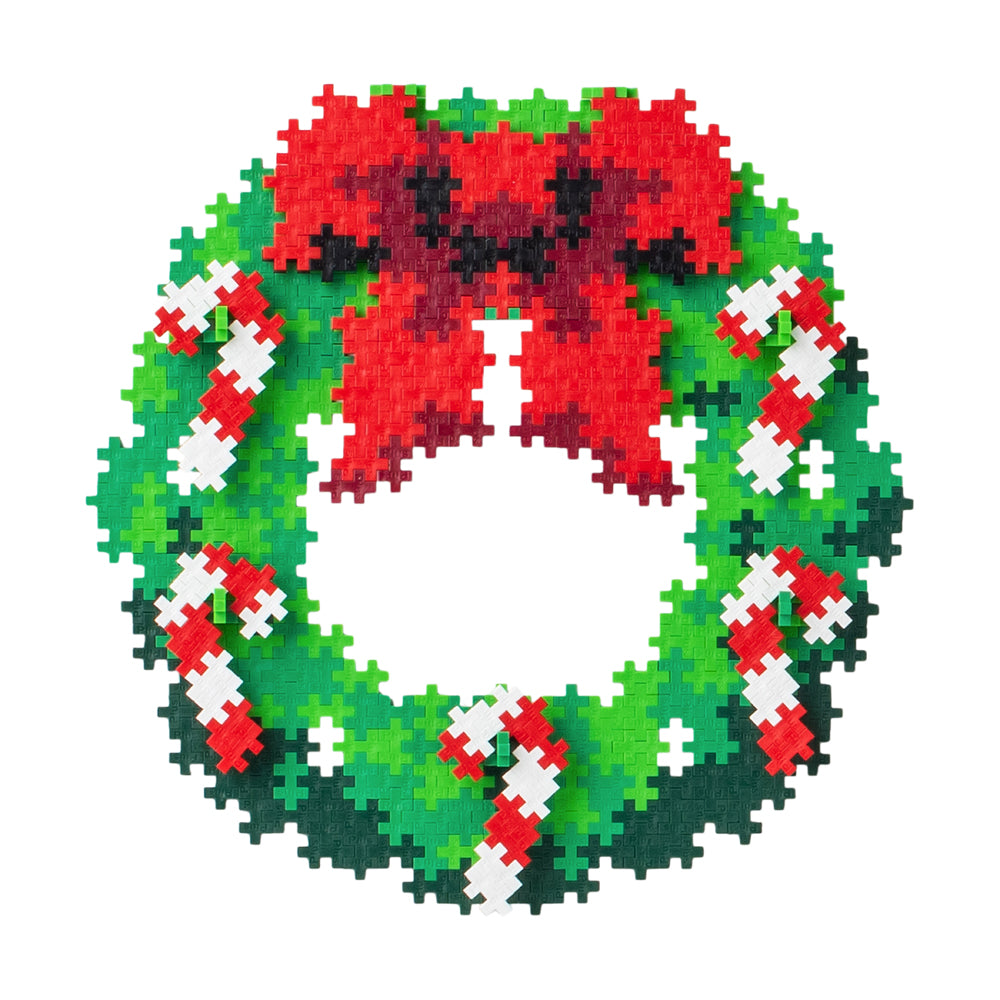 Plus-Plus Wreath Puzzle By Number - 500 pc