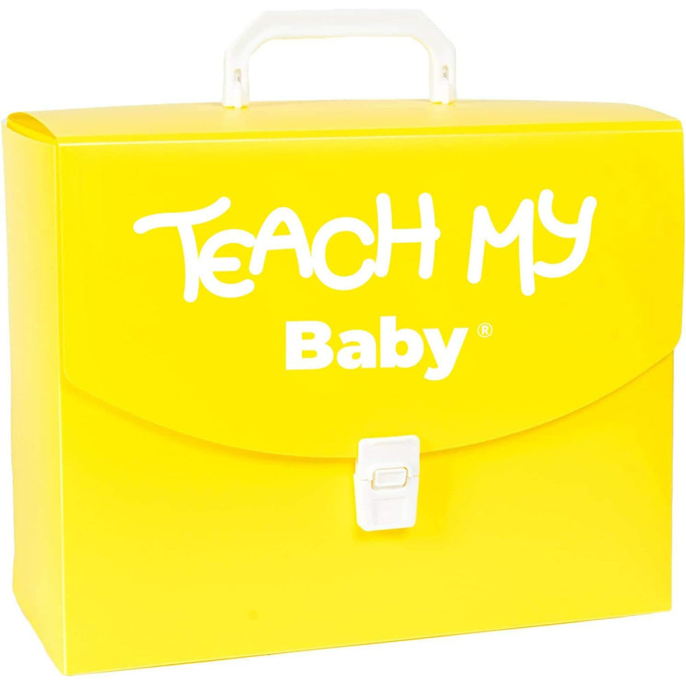 Teach My: Learning Kit - Baby - Screen Free Set, Numbers-Words-Self-Sounds-Matching, Storage Case, Guided Child Development, 20 Min A Day, 6 mo+