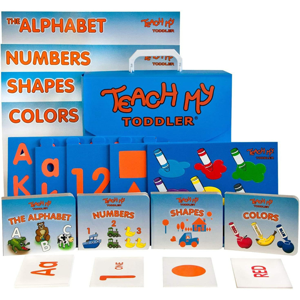 Teach My: Learning Kit - Toddler - Screen Free Set, Alphabet-Numbers-Shapes-Colors