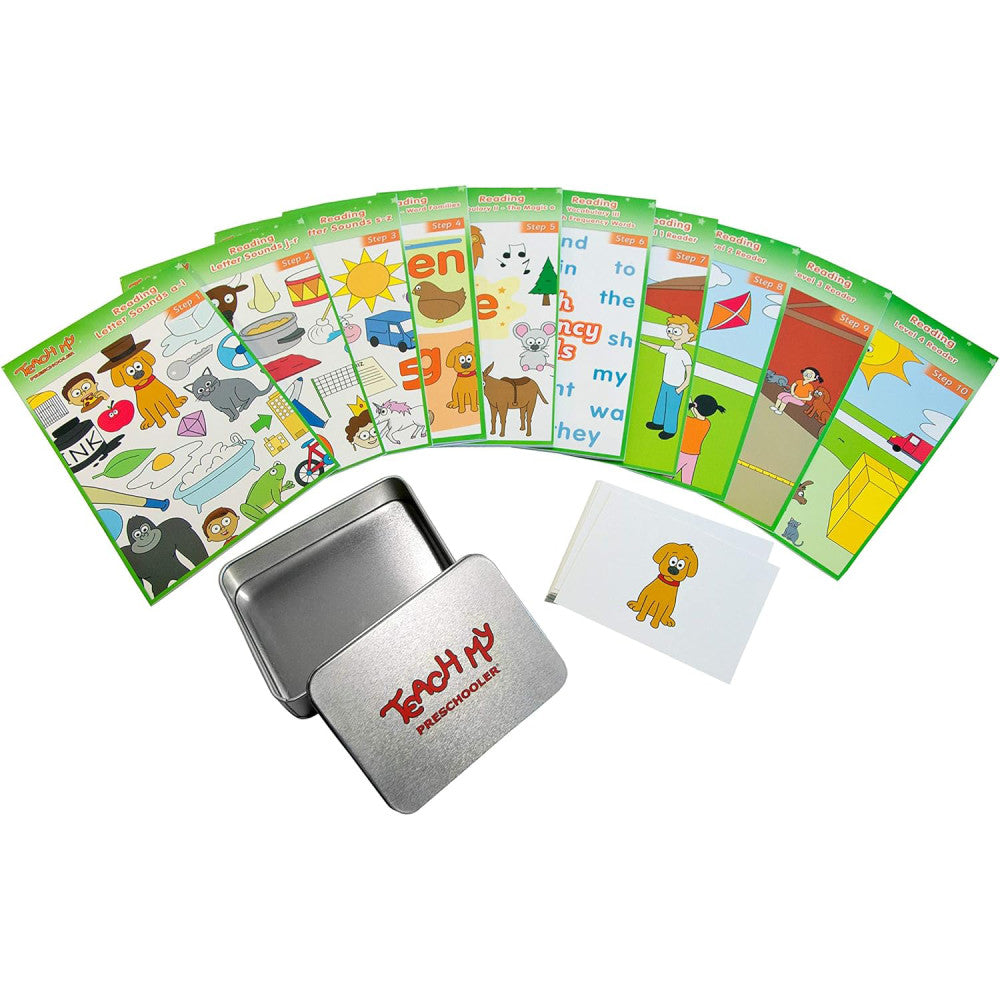 Teach My: Learning Kit - Preschooler - Screen Free Set, Numbers-Math-Reading-Printing