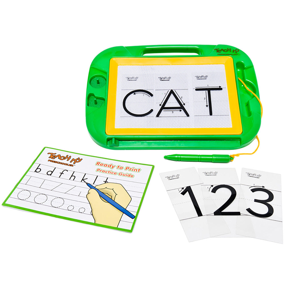 Teach My: Learning Kit - Preschooler - Screen Free Set, Numbers-Math-Reading-Printing