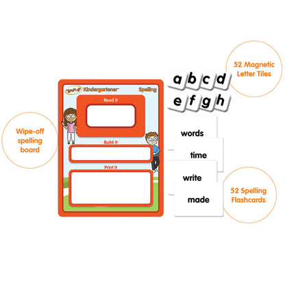 Teach My: Learning Kit - Kindergartener - Screen Free, Spelling-Time-Money-Calendar