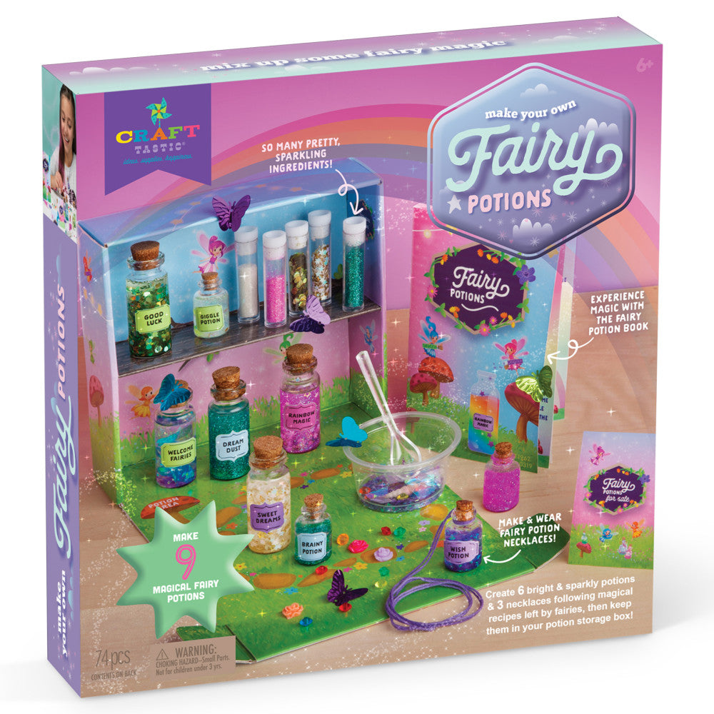 Craft-tastic Fairy Potion Kit - Magical DIY Fairy Potions Set for Kids Ages 6+