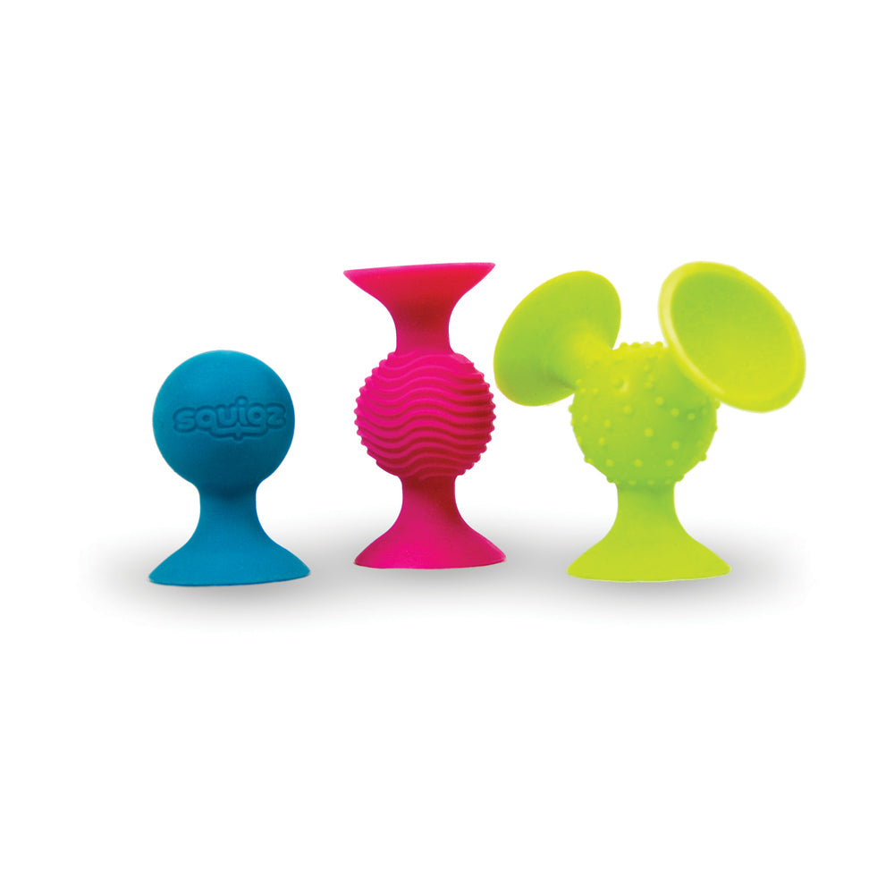 Fat Brain Toy Co. pipSquigz - Colorful Silicone Rattles