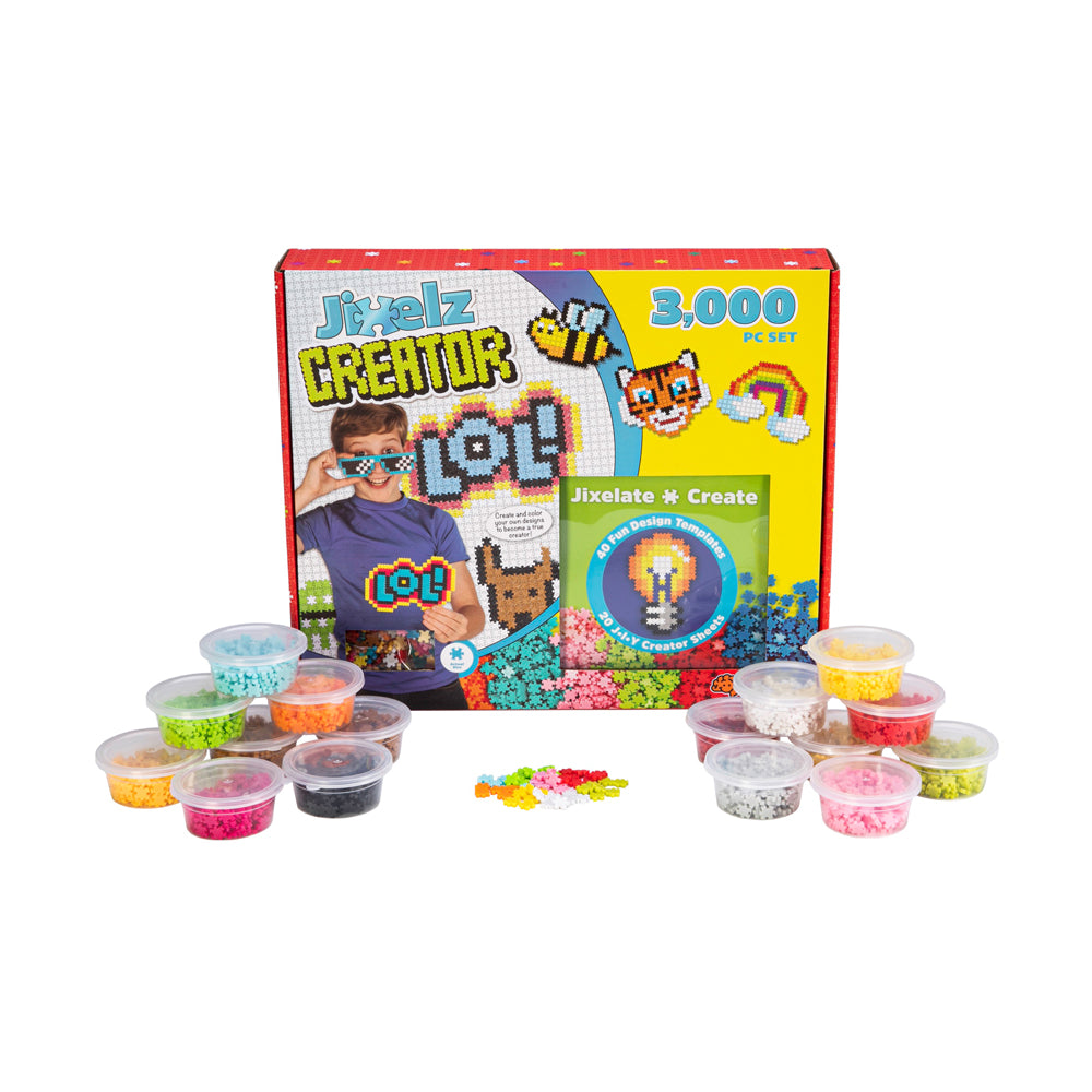 Fat Brain Toy Co. Jixelz 3000 Piece Creative Art and Craft Set