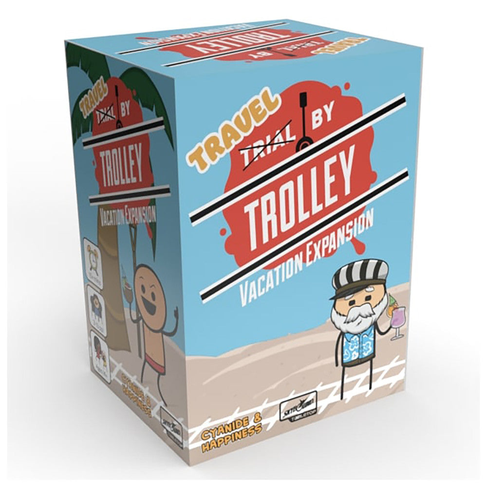 Trial By Trolley: Vacation Expansion - Skybound, Party Game of Moral Dilemmas