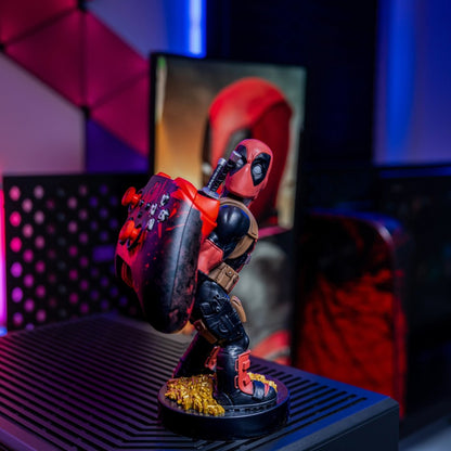 Exquisite Gaming: Marvel: Deadpool 3 'Bringing Up The Rear' Repaint - Controller & Phone Holder