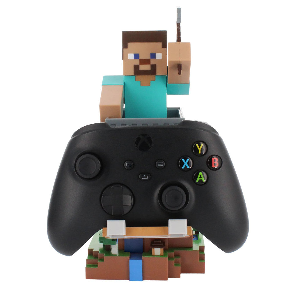 Exquisite Gaming: Minecraft: Steve - Cable Guys Original Controller & Phone Holder