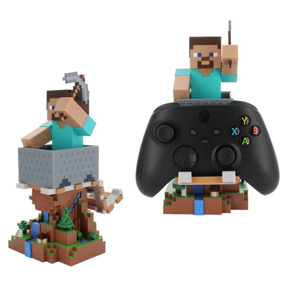 Exquisite Gaming: Minecraft: Steve - Cable Guys Original Controller & Phone Holder