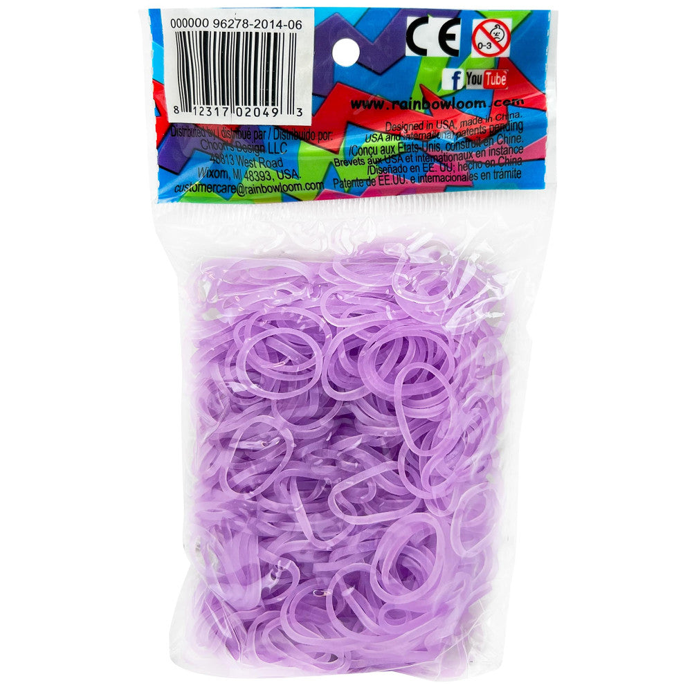 Rainbow Loom Glow-in-the-Dark Rubber Bands Refill Pack - Electric Purple