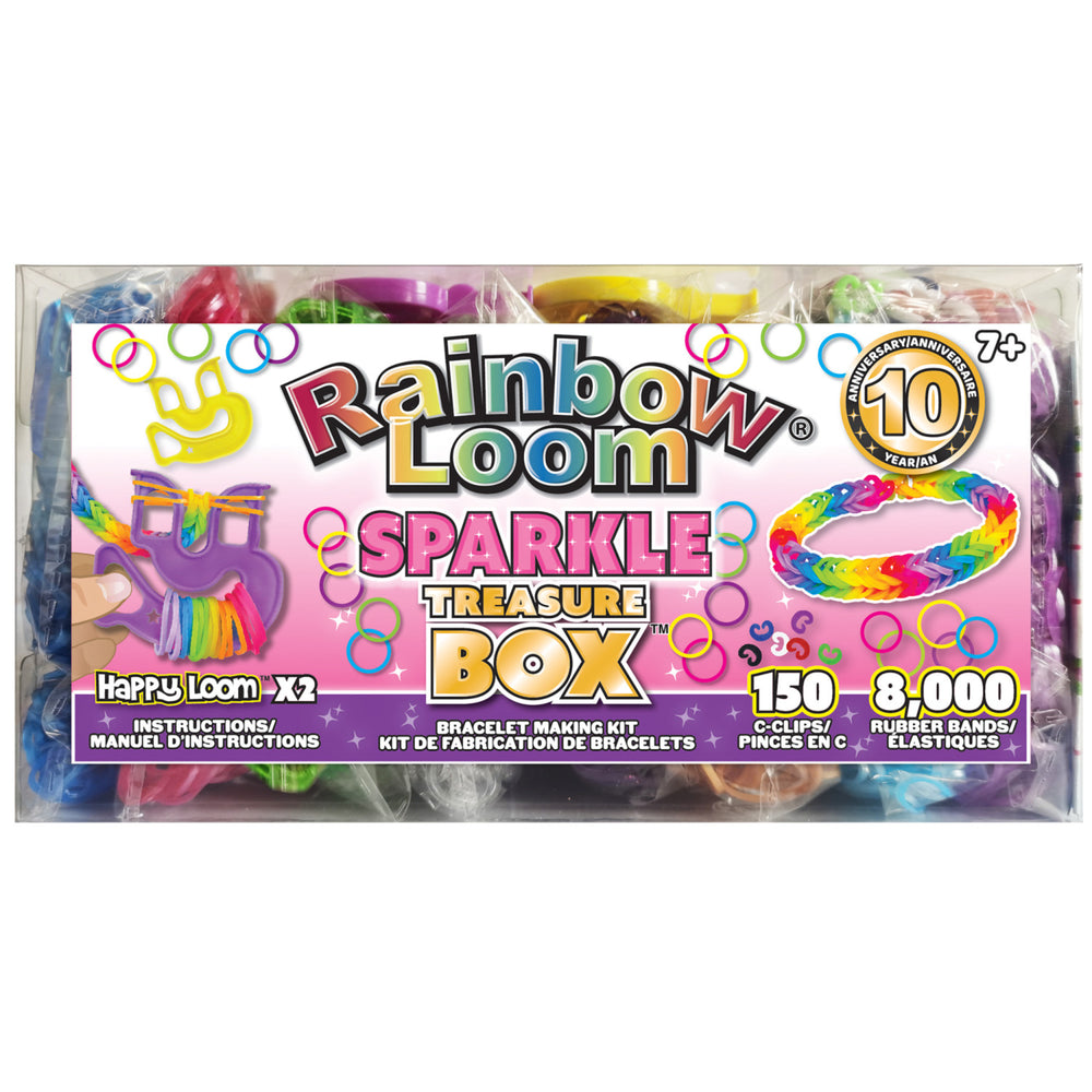 Rainbow Loom Sparkle Edition Treasure Box - Rubber Band Crafting Kit