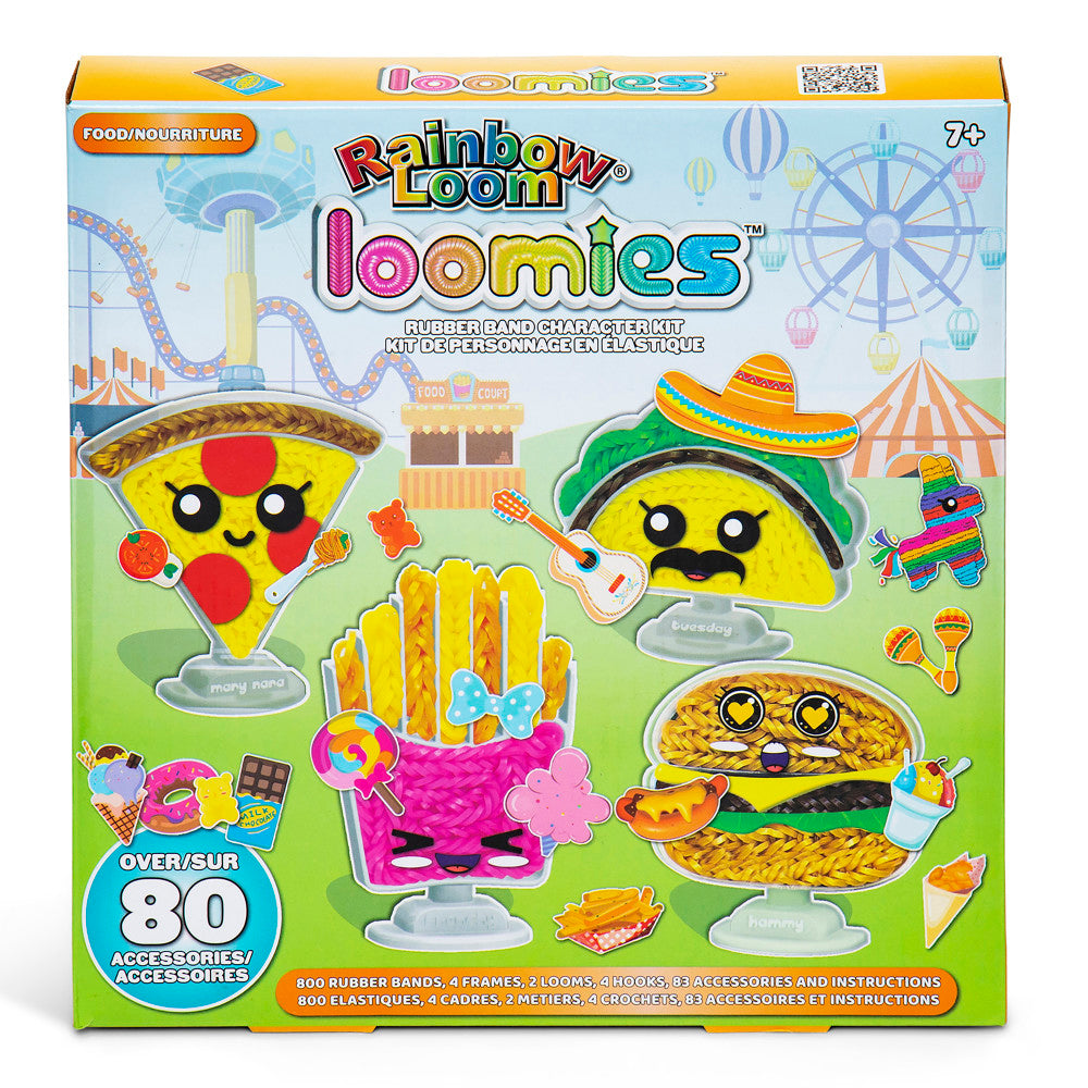 Rainbow Loom Loomies Food Figurines Craft Kit