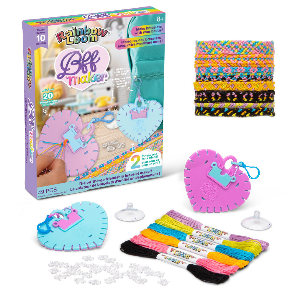 Rainbow Loom BFF Bracelet Maker - DIY Friendship Bracelet Kit for Ages 7+