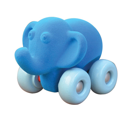 Rubbabu Aniwheels Pink Elephant Baby Toy ‚Äì Soft and Safe