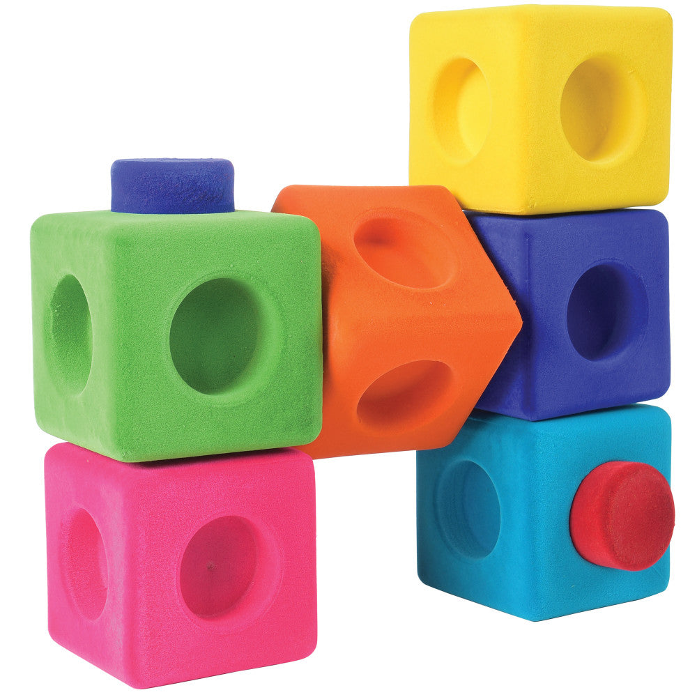 Rubbabu Rubbablox 13-Piece Natural Rubber Foam Building Blocks Set