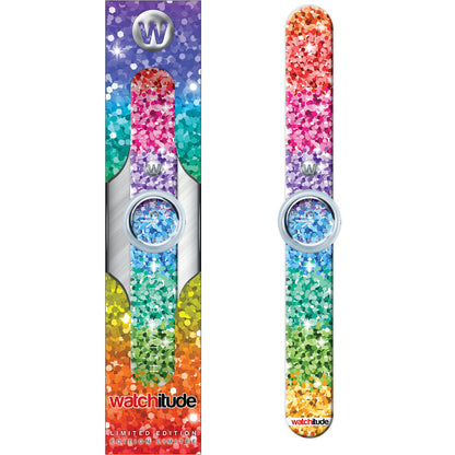 Watchitude: Slap Watch - Sassy Sequins - Rainbow, Kids Analog Watch, Age 5+