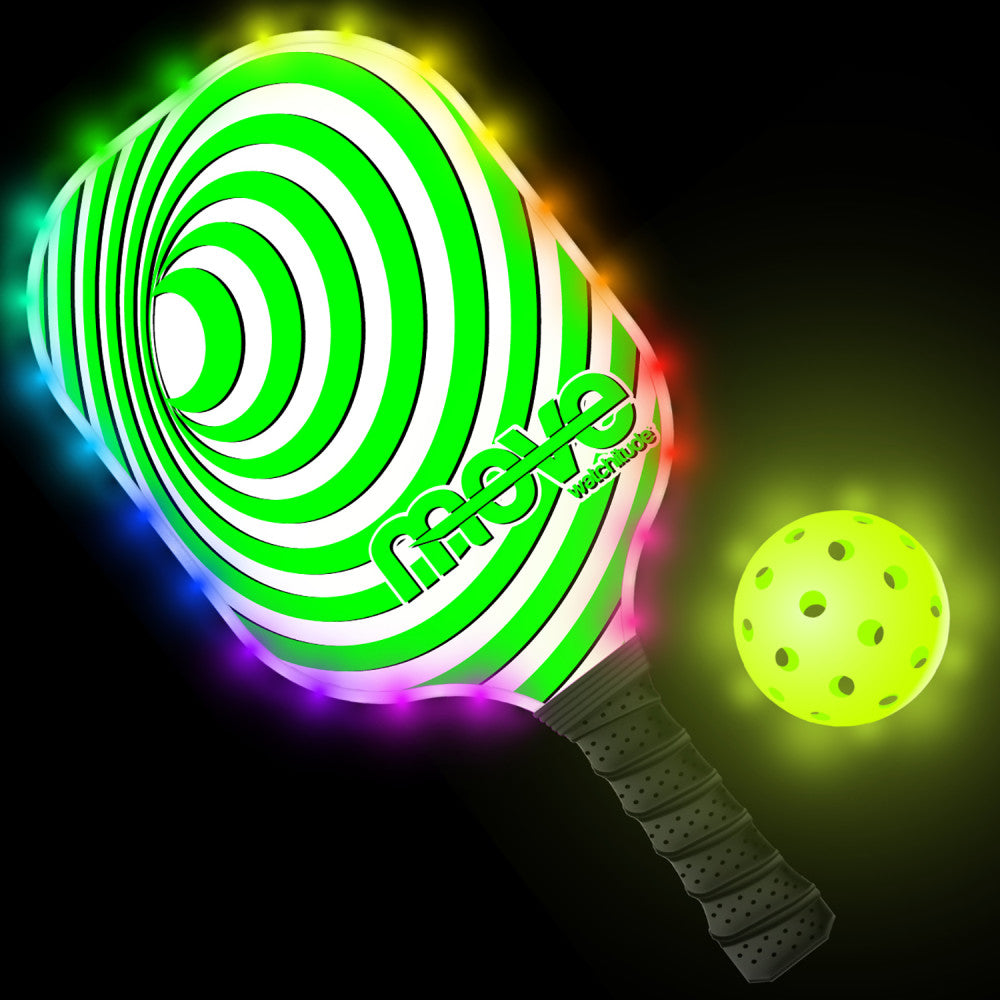 Watchitude: LED Light-Up Pickleball Paddle & Ball - Sport Game Accessory