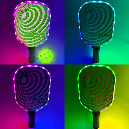 Watchitude: LED Light-Up Pickleball Paddle & Ball - Sport Game Accessory