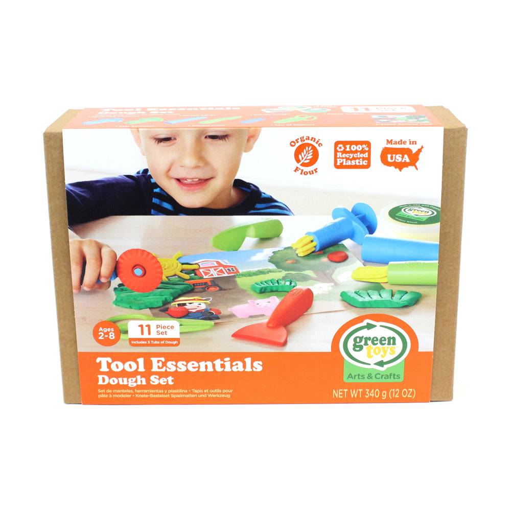 Green Toys Eco-Friendly Tool Essentials Dough Set for Kids