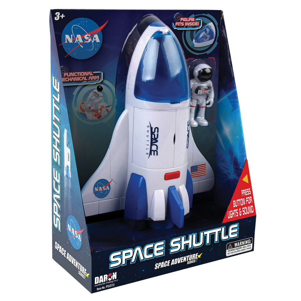 Daron NASA Space Adventure Series Space Shuttle with Lights, Sounds, and Astronaut Figure